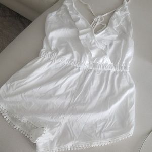 NWOT White Top Shop Romper